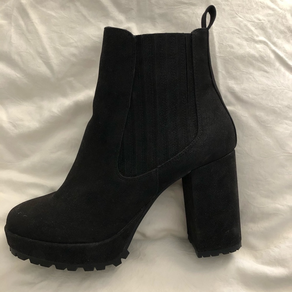 Mix No. 6 Black Platform Boots